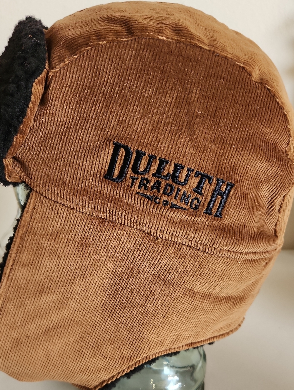 Duluth Men's Sherpa-Lined Trapper Hat - Black